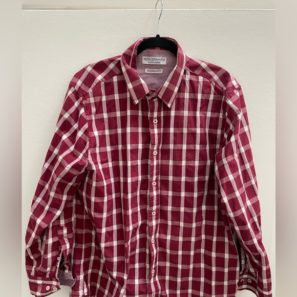 A Nick Graham extra large plaid button down. - Picture 2 of 4